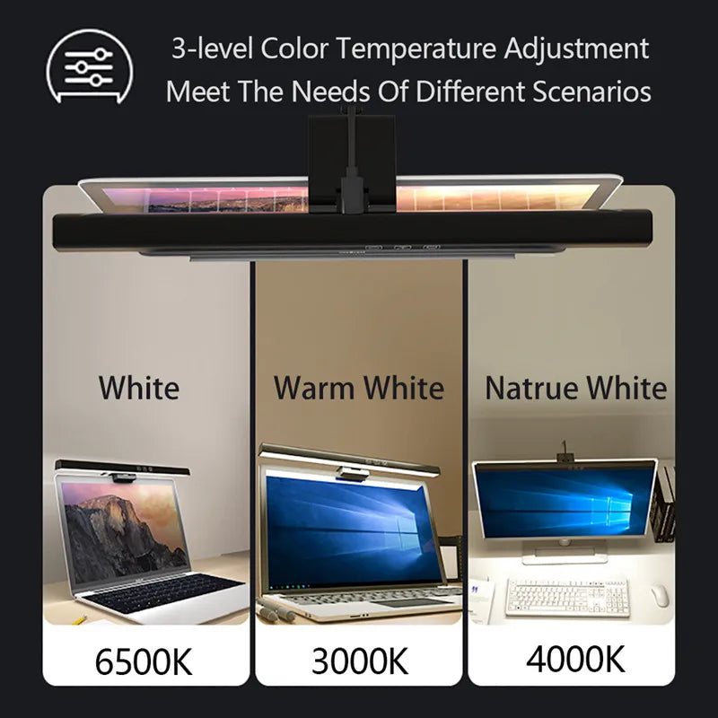 Axyaa RGB Curved Monitor Light Bar with Stepless Dimming