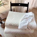 Axyaa Natural Latex Pillow - Cervical Spine Support & Massage Curve