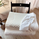 Axyaa Natural Latex Pillow - Cervical Spine Support & Massage Curve