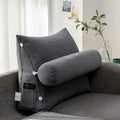 Axyaa Triangular Sofa Cushion, Comfortable Living Room Pillow and Backrest