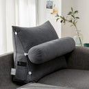 Axyaa Triangular Sofa Cushion, Comfortable Living Room Pillow and Backrest