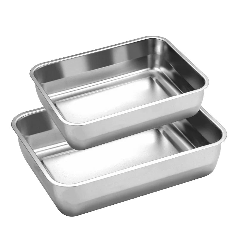 Stainless Steel Barbecue Tray Organizer by Axyaa