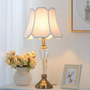 Axyaa Crystal Table Lamp | Modern Bedroom Bedside Light | European Home Decor