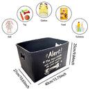 Felt Pet Toy Box Organizer by Axyaa - Organize Dog Toys, Blankets, & More