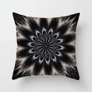 Axyaa Geometric Cat Hug Pillow Cover in Psychedelic Colors