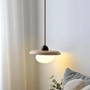 Axyaa Wabi Sabi Travertine Pendant Light - Nordic Marble Hanging Lamp