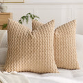 Axyaa Corduroy Solid Pillowcase Cojines Throw Cover Home Decor 30x50/40x40/45x45/50x50cm