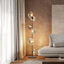 Axyaa Glass LED Floor Lamp | Modern Minimalist Design for Living Room & Bedroom