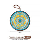 Axyaa Non-slip Plate Mat: Retro Heat Resistant Enamel Casserole & Pot Insulation