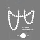 Axyaa Nordic Art Line White Bubble Suspension Pendant Lighting