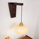 Axyaa Modern LED Glass Wall Sconce Nordic Stair Light Fixture