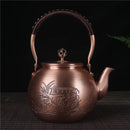 Axya Copper Teapot Set | Camping Tea Kettle | Restaurant Smothering Pot