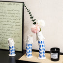 Axyaa Coral Duct Family Ceramic Vase - Handmade Floral Arrangement Home Decoration