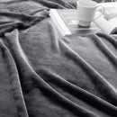 Axyaa Plush Fleece Blanket - Luxurious, Cozy, and Lightweight All-Season Throw