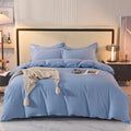 Axyaa 2024 Cotton Luxury Solid Color Four-Piece Set for Autumn/Winter Warmth