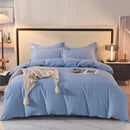 Axyaa 2024 Cotton Luxury Solid Color Four-Piece Set for Autumn/Winter Warmth