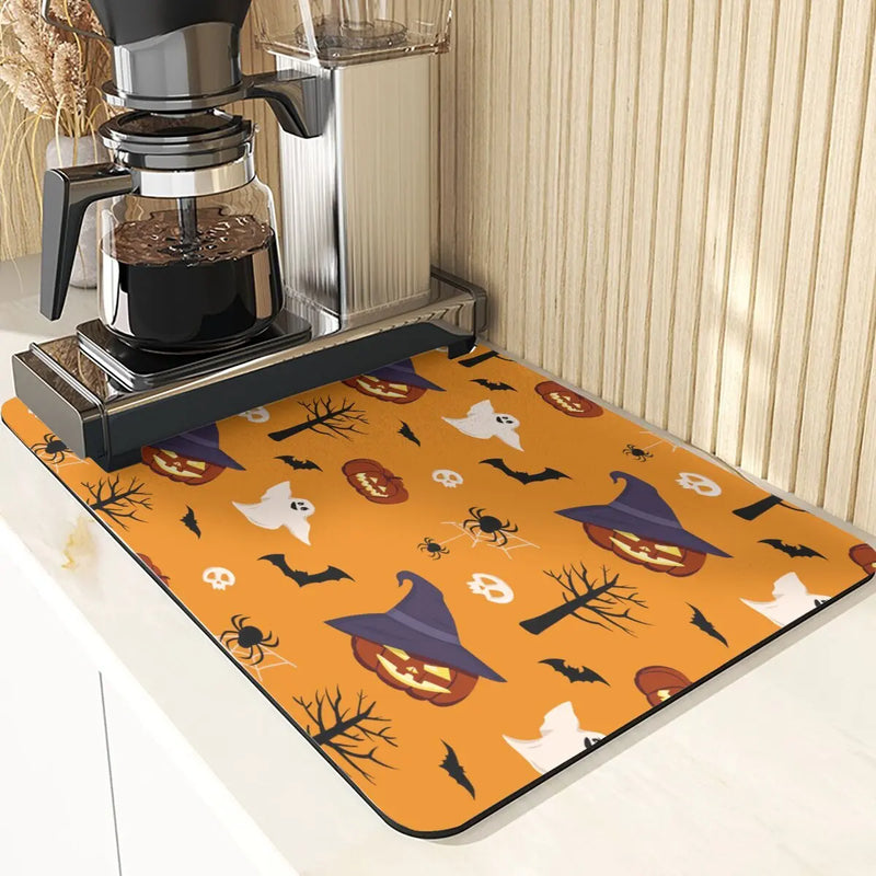 Axyaa Halloween Pumpkin Table Mouse Pad Set