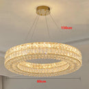 Axyaa Crystal Chandelier Pendant Light for Luxury Living Room and Bedroom
