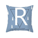 Axyaa Reindeer Print Cushion Cover: Nordic Modern Geometric Design for Home Sofa.