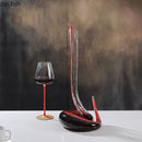 Axya Serpentine Glass Wine Decanter Cocktail Shaker Barware Kit