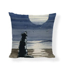 Axyaa Cute Animal Painted Cushion Covers for Home Decor and Gifts