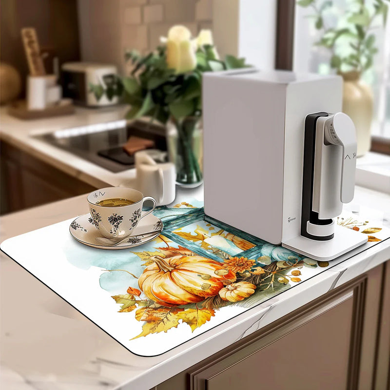 Axyaa Thanksgiving Dish Drying Mat