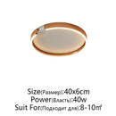 Axyaa Modern C-shaped Bedroom Ceiling Light for Minimalist Spaces