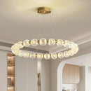 Axyaa Acrylic Ball Ring Pendant Chandelier LED Light for Home and Hospitality