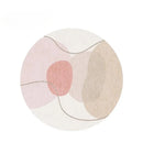 Axyaa Plush Round Carpet: Soft Fluffy Rug for Bedroom and Living Room