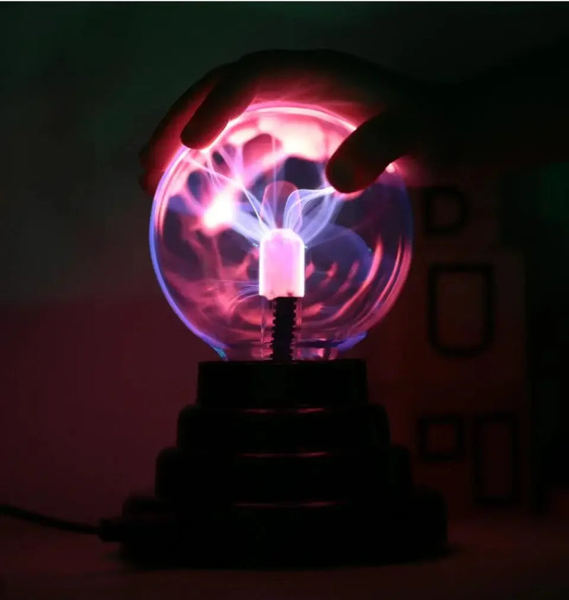 Axya 3" Plasma Ball Lamp Touch Sensitive Night Light for Kids Birthday