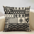 Axyaa African Woman Geometric Pillow Cover Ethnic Sofa Decoration
