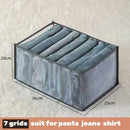 Axyaa Clothing Organizer Box for Underwear Socks Bras Pants Scarves Ties Jeans & more