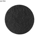Axya Rock Texture Ceramic Flat Plate for Molecular Cuisine and Specialty Tableware