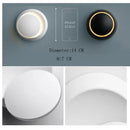Axyaa Adjustable LED Crescent Wall Lights for Bedroom Living Room Staircase Hallway