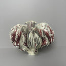 Axyaa Ceramic Bud Vase Handcrafted Petal Shape Irregular Fold Home Decor Ornament