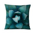 Axyaa Tropical Palm Leaf Print Cushion Cover for Living Room, Bedroom, and Car