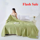 Axyaa Summer Cool Quilt Cold Silk Solid Color Single Double Air Conditioner Quilt
