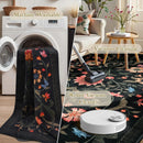 Nordic Flower Print Runner Rug by Axyaa: Advanced Light Luxury Corridor Mat