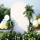 Axyaa Wedding Arch Set Backdrop Double-Sided Elastic Fabric Dome Kit