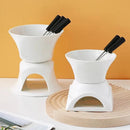 Axyaa Ceramic Heated Melting Cup | Desktop Decor | Luxury Hot Pot Mug