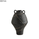 Axyaa Ceramic Vase Artificial Flower Arrangement Room Decor Aesthetic Vase Home Decor