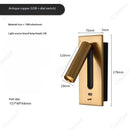 Axyaa Adjustable LED Reading Wall Lamp with Switch, Modern Minimalist Design