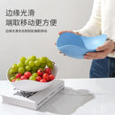 Axyaa Wood Grain Dining Plate for Snacks and Fruits - Household Storage Tray