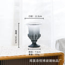 Axyaa High Glass Vase Flowers Arrangement Hydroponic Art Ornament Craft