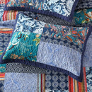 Axyaa Bohemian Paisley Patchwork Quilt Set Bedding