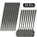 Axyaa 16-Piece Rainbow Stainless Steel Tableware Set with Dinner Spoons, Chopsticks, and Cutlery