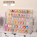 Axyaa Mini Food Toy Display Shelf Acrylic Storage Box Transparent Organizer