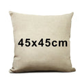 Axyaa Family Life Custom Linen Sofa Pillow Cover Home Decor Custom Cushion Cover