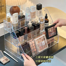 Acrylic Desktop Makeup Organizer by Axyaa: Cosmetics & Skincare Storage Rack