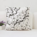 Axyaa Japanese Cherry Blossom Pillowcase 40x40 Covers for Bed and Living Room